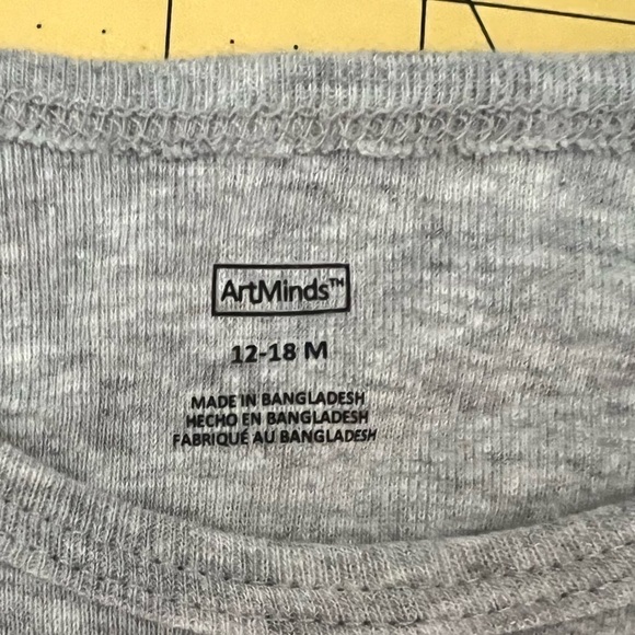 Hand pressed Star Spangled Stud Onesie size 12-18 misjudged pressed!  BN! - Picture 3 of 3